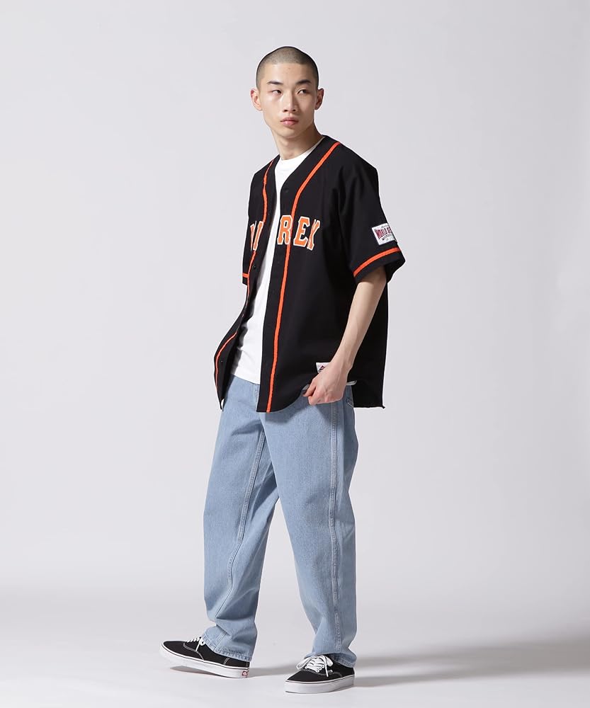 Amazon | [アヴィレックス] 直営店限定 BASE BALL SHIRT/ベース